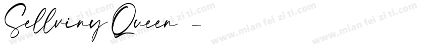 Sellviny Queen字体字体转换